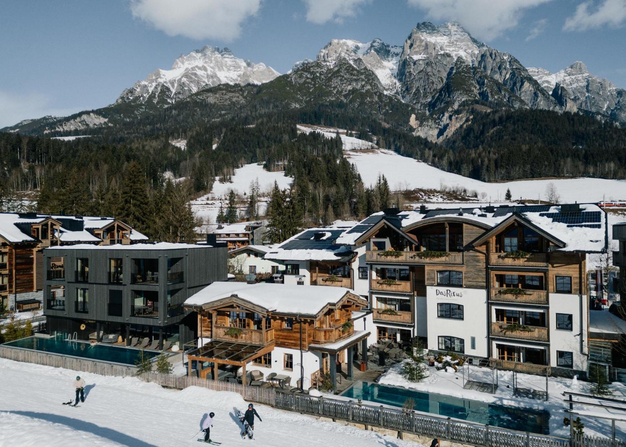 Boutique Hotel Das Rivus Leogang Buitenkant foto
