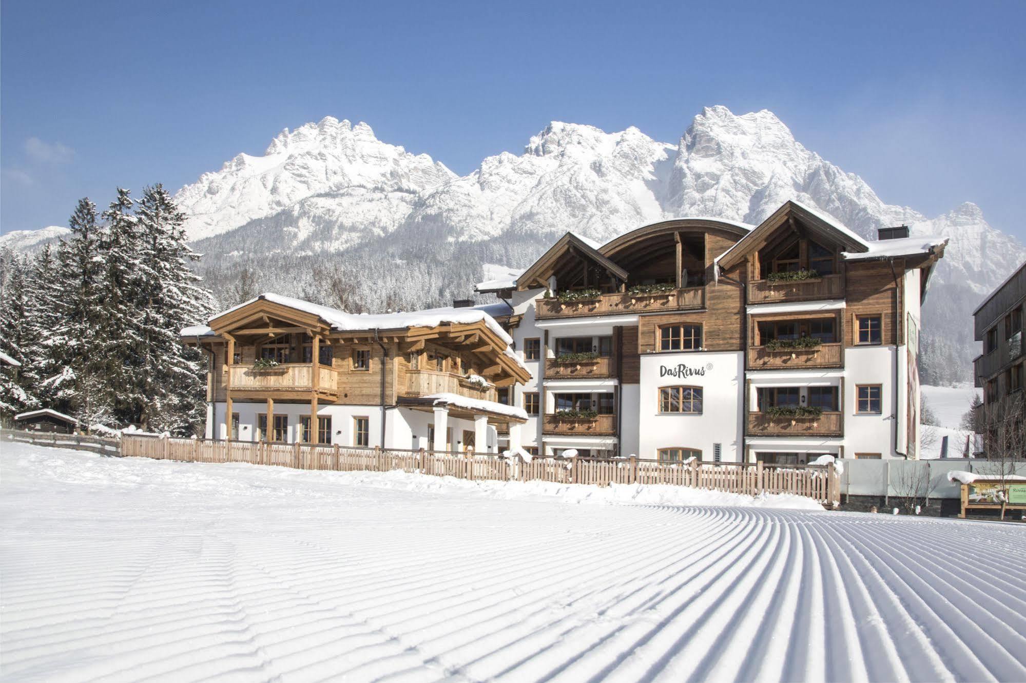 Boutique Hotel Das Rivus Leogang Buitenkant foto